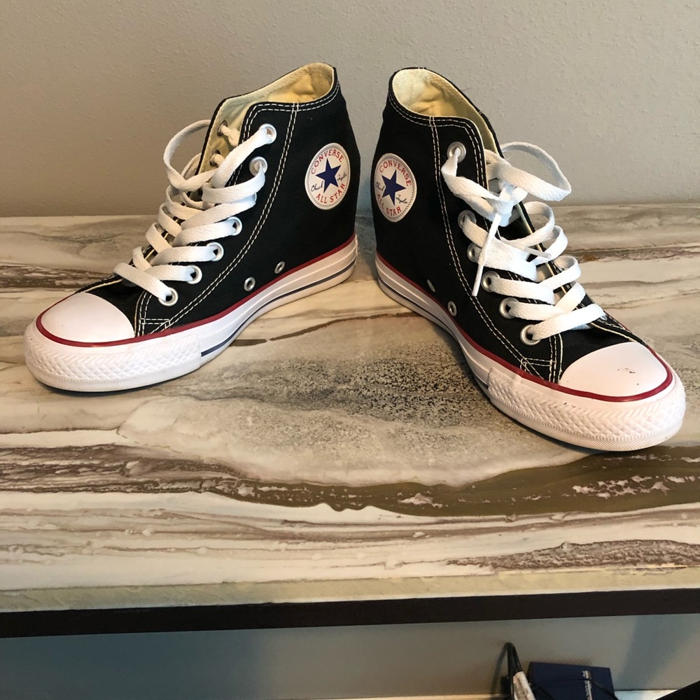 Used Converse Hightop Wedges